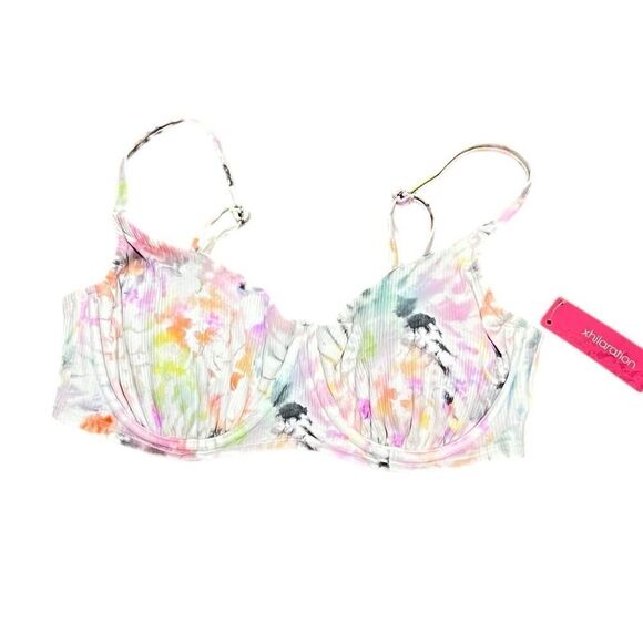 Xhilaration Women’s Multicolor Underwire Bikini Top, Size D|DD, NWT - Picture 2 of 8